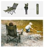 Ghế gấp gọn ngả lưng 3 cấp có gác chân Naturehike CNK2550JJ023
