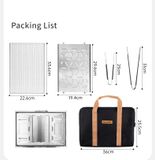 Bếp nướng than hoa gấp gọn Glamping NatureHike NH20CJ006