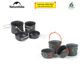 Bộ nồi dã ngoại 4 chiếc có móc treo Naturehike NH18T018-G