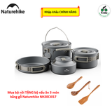 Bộ nồi nhôm dã ngoại Naturehike CNK2450CF010