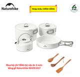 Bộ nồi nhôm tráng men chống dính 4-7 người Naturehike CNK2450CF013