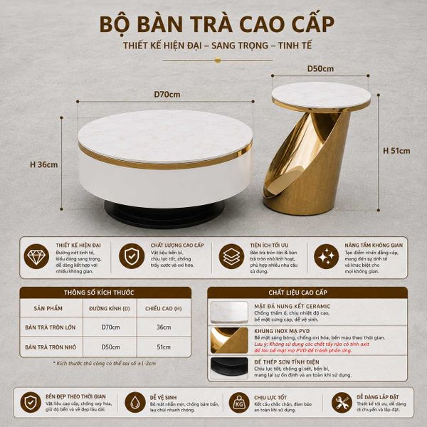 Bàn trà XDAILY | LIGURIA coffee table
