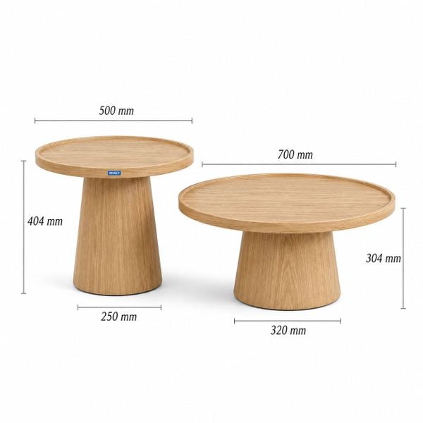 Bàn trà XDAILY - MAYKA coffe table | Bàn trà gỗ cao cấp.