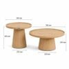 Bàn trà XDAILY - MAYKA coffe table | Bàn trà gỗ cao cấp.