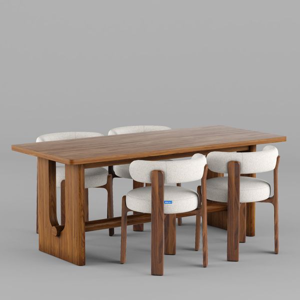 Bộ bàn ghế ăn XDAILY | BRETON table & Granite chair