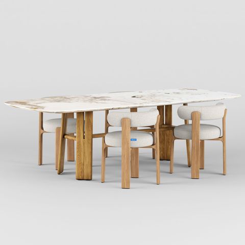 bộ bàn ghế ăn xdaily