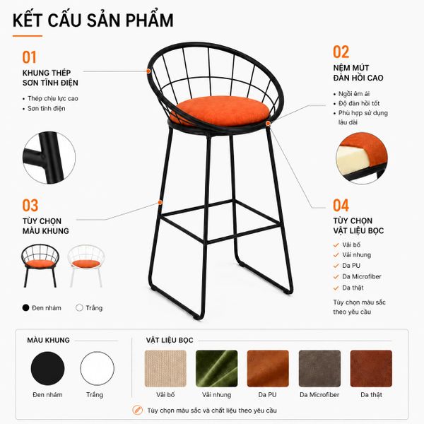 Ghế Seg bar