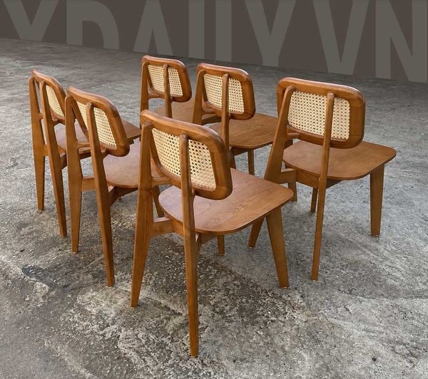 Ghế ăn tựa mây XDAILY - Cane