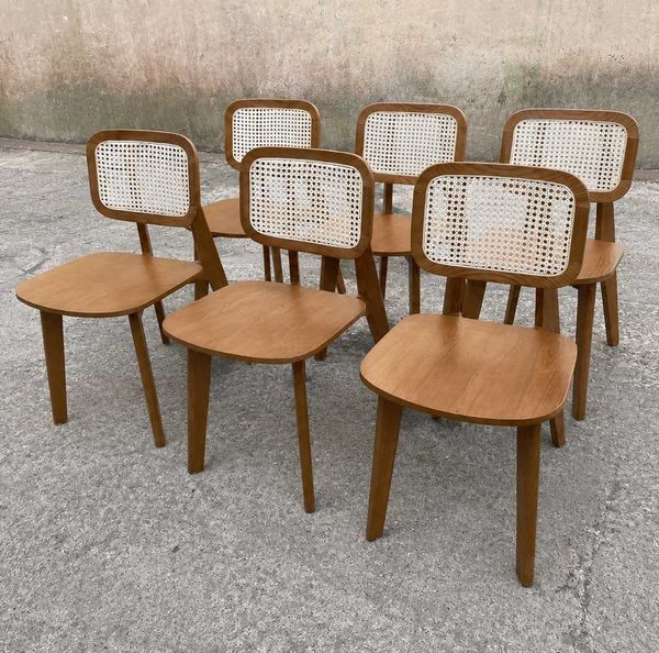 Ghế ăn tựa mây XDAILY - Cane