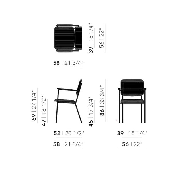 Ghế ăn XDAILY - Roman chair