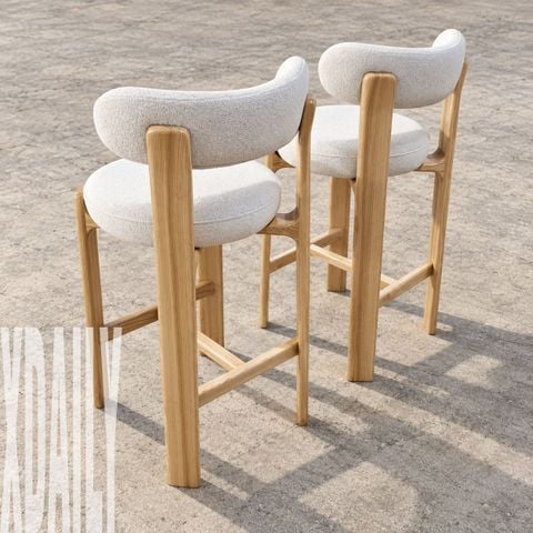 ghế quầy bar xdaily, granite bar stool