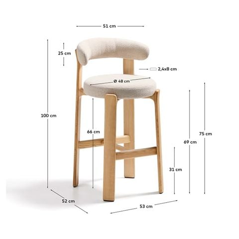 Ghế quầy bar XDAILY | GRANITE stool