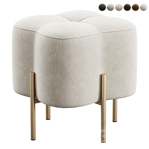 ghế đôn xdaily, clover pouf