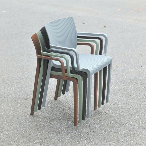 Ghế nhựa sóng có tay XDAILY | WAVE chair