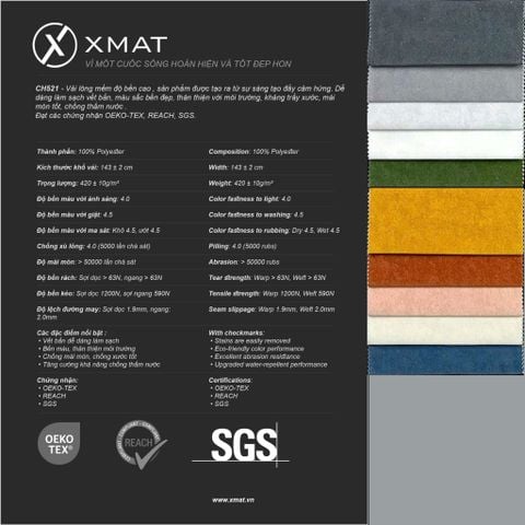 Vật liệu vải nỉ XMAT
