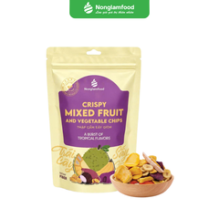 THẬP CẨM SẤY GIÒN | TÚI 100G | CRISPY MIXED FRUIT | HEALTHY SNACK