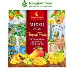 Mix Trái Cây Sấy Dẻo Nonglamfood hộp 200g | Ăn vặt tốt cho sức khỏe | Tropical Food