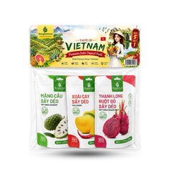 COMBO TRÁI CÂY SẤY DẺO 6 VỊ ĐẶC BIỆT | 6-FLAVOR DRIED FRUIT COMBO | TROPICAL FRUIT