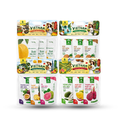 COMBO TRÁI CÂY SẤY DẺO 6 VỊ ĐẶC BIỆT | 6-FLAVOR DRIED FRUIT COMBO | TROPICAL FRUIT