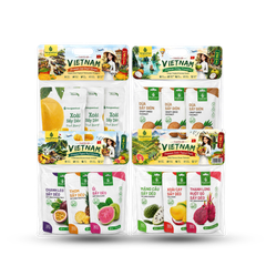 COMBO TRÁI CÂY SẤY DẺO 6 VỊ NHIỆT ĐỚI | 6-FLAVOR DRIED FRUIT COMBO | TROPICAL FRUIT