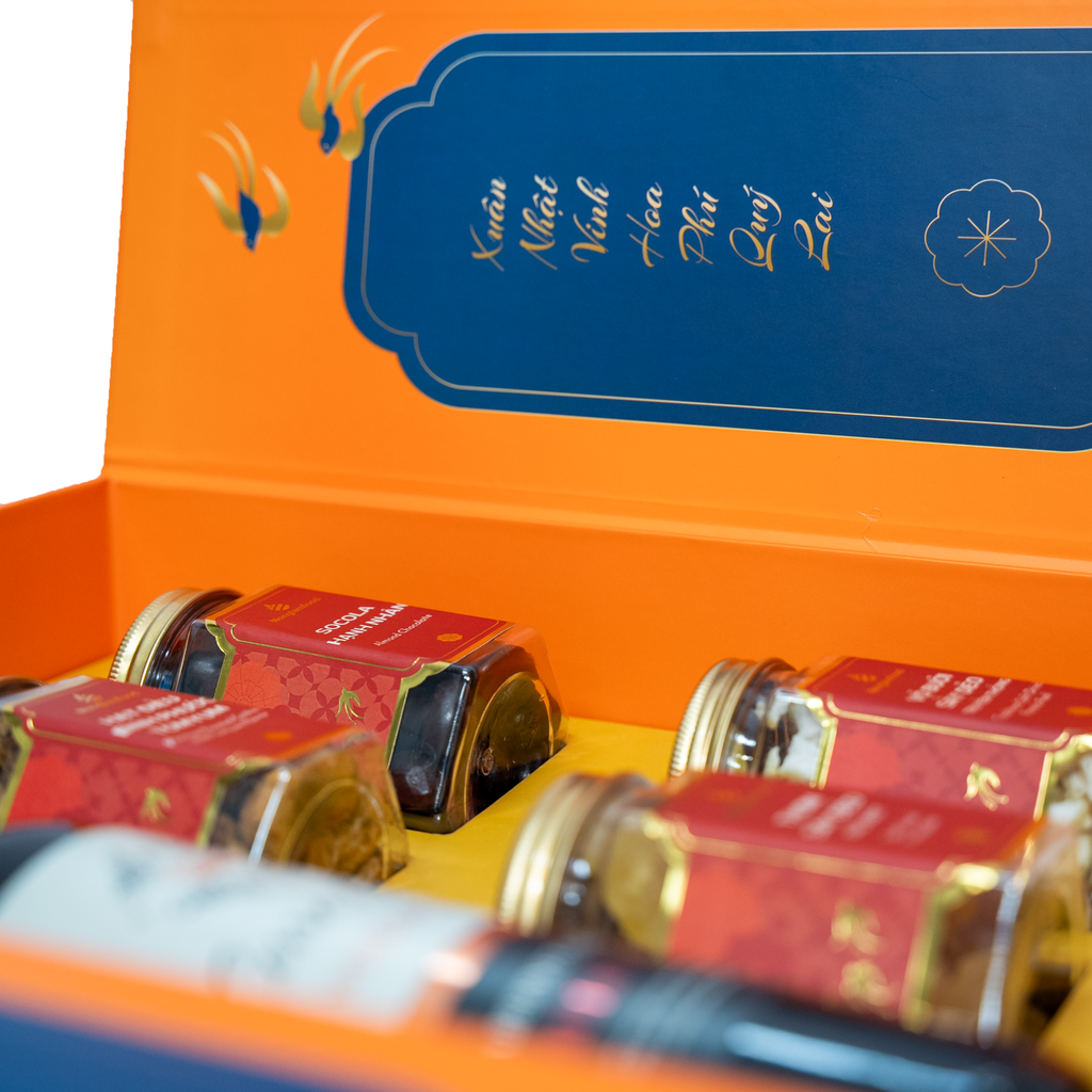 Bộ quà tết 2026 - PHỒN VINH 01 | Set Quà Tết Nonglamfood | Vẹn Nguyên Hương Tết – Gắn Kết Yêu Thương