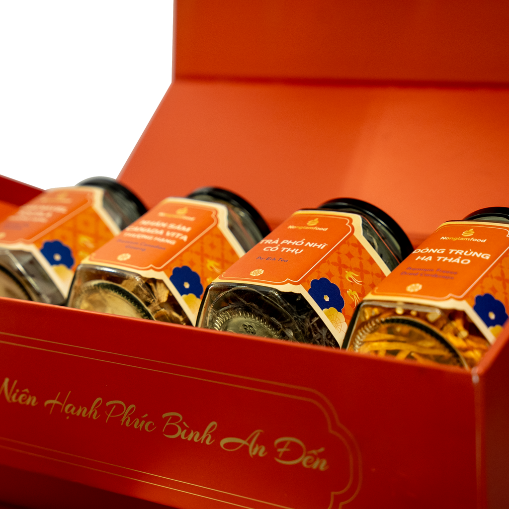 Bộ quà tết 2026 - SUM VẦY PREMIUM 02 | Set Quà Tết Nonglamfood | Vẹn Nguyên Hương Tết – Gắn Kết Yêu Thương