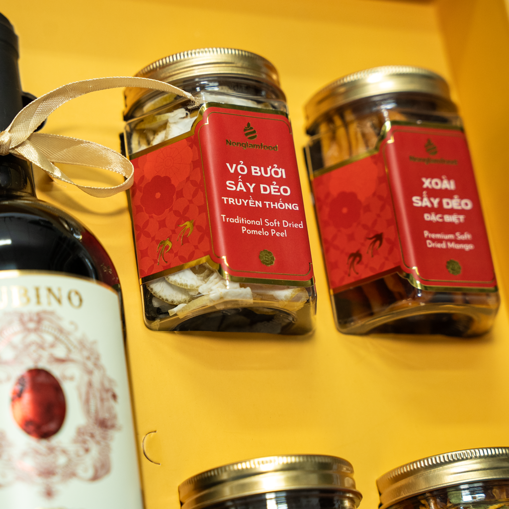 Bộ quà tết 2026 - PHÚC LỘC 02 | Set Quà Tết Nonglamfood | Vẹn Nguyên Hương Tết – Gắn Kết Yêu Thương