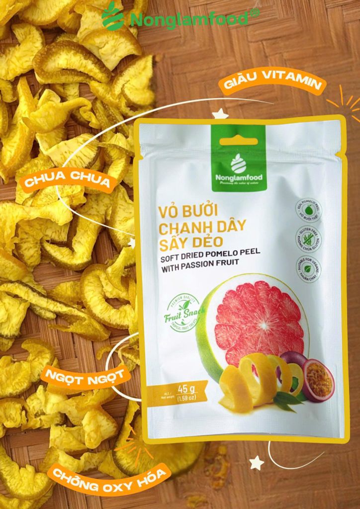 BƯỞI CHANH DÂY 45G| ĂN VẶT TỐT CHO SỨC KHỎE| HEALTHY