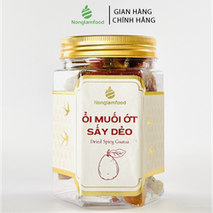 ỔI MUỐI ỚT SẤY DẺO NONGLAMFOOD HŨ 150G | HỦ LỤC GIÁC ĐẶC BIỆT | QUÀ TẶNG CAO CẤP