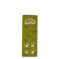 XOÀI NHÚNG SÔ CÔ LA TRẮNG PHỦ HẠT VÀ HOA ATISO HỘP 120G | WHITE CHOCOLATE DIPPED MANGO WITH NUTS & RED ROSELLE | TROPICAL FRUIT