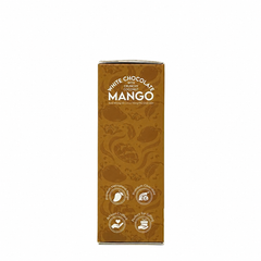 XOÀI NHÚNG SÔ CÔ LA TRẮNG PHỦ DỪA GIÒN HỘP 120G | WHITE CHOCOLATE DIPPED MANGO WITH CRUNCHY COCONUT | TROPICAL FRUIT