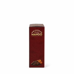 XOÀI NHÚNG SÔ CÔ LA ĐEN PHỦ HẠT VÀ HOA ATISO HỘP 120G | DARK CHOCOLATE DIPPED MANGO WITH NUTS & RED ROSELLE | TROPICAL FRUIT
