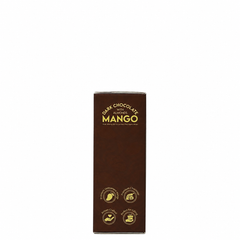 XOÀI NHÚNG SÔ CÔ LA ĐEN PHỦ HẠNH NHÂN HỘP 120G | DARK CHOCOLATE DIPPED MANGO WITH ALMONDS | TROPICAL FRUIT
