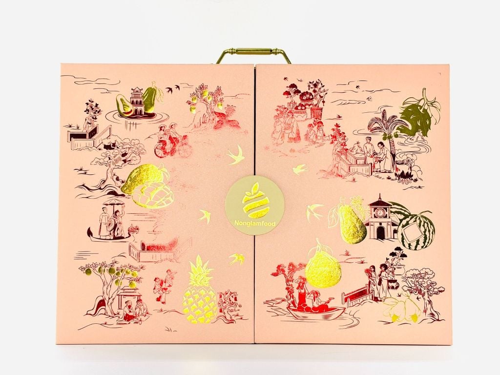 Bộ quà tết 2026 - AN KHANG 01 | Set Quà Tết Nonglamfood | Vẹn Nguyên Hương Tết – Gắn Kết Yêu Thương