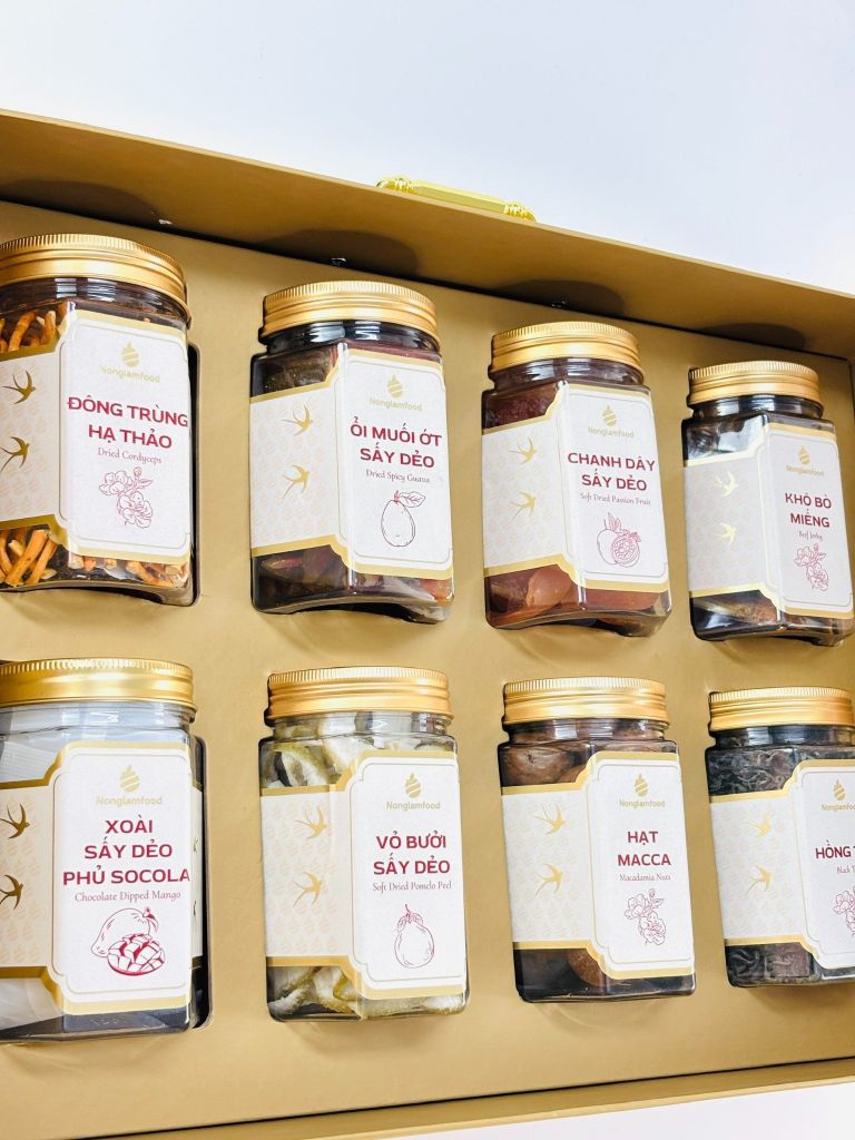 Bộ quà tết 2026 - AN KHANG 01 | Set Quà Tết Nonglamfood | Vẹn Nguyên Hương Tết – Gắn Kết Yêu Thương