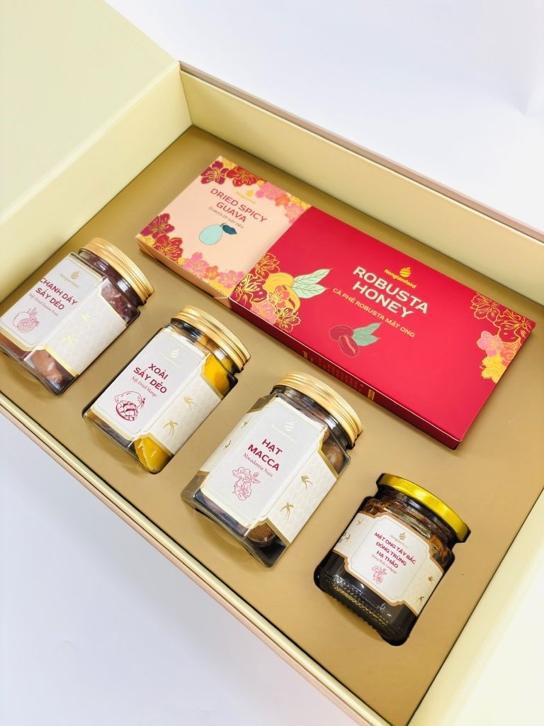 Bộ quà tết 2026 - AN NHIÊN 02 | Set Quà Tết Nonglamfood | Vẹn Nguyên Hương Tết – Gắn Kết Yêu Thương