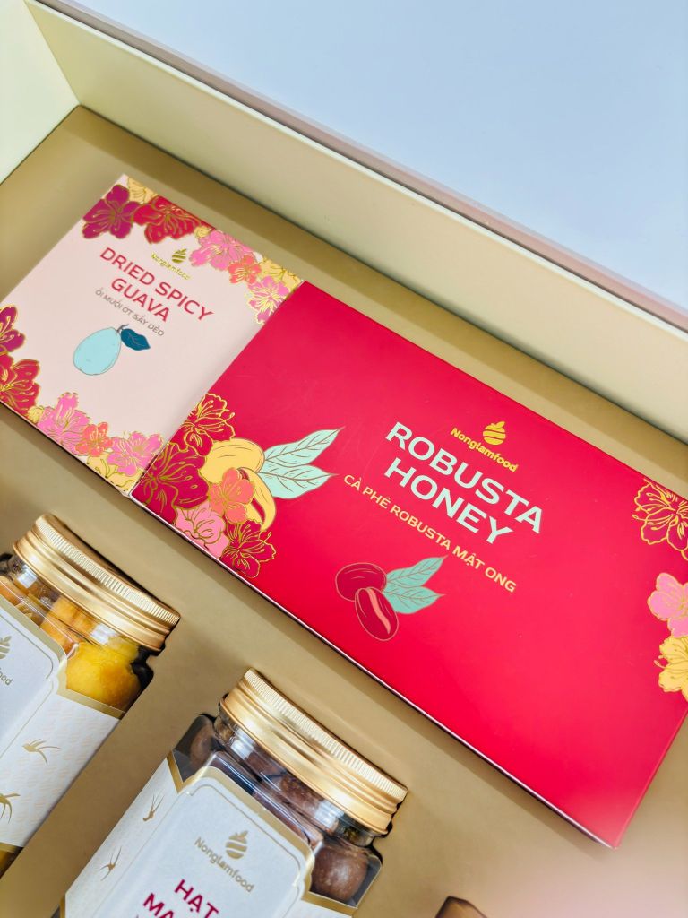 Bộ quà tết 2026 - AN NHIÊN 02 | Set Quà Tết Nonglamfood | Vẹn Nguyên Hương Tết – Gắn Kết Yêu Thương