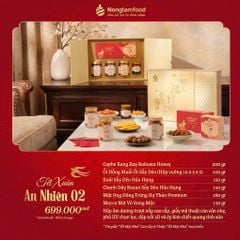 Bộ quà tết 2026 - AN NHIÊN 02 | Set Quà Tết Nonglamfood | Vẹn Nguyên Hương Tết – Gắn Kết Yêu Thương