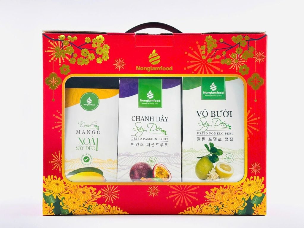 Bộ quà tết 2026 - BỪNG LỘC 01 | Set Quà Tết Nonglamfood | Vẹn Nguyên Hương Tết – Gắn Kết Yêu Thương