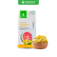 VỎ BƯỞI CHANH DÂY SẤY DẺO | HỘP 100G | DRIED POMELO PEEL WITH PASSION FRUIT | HEALTHY SNACK