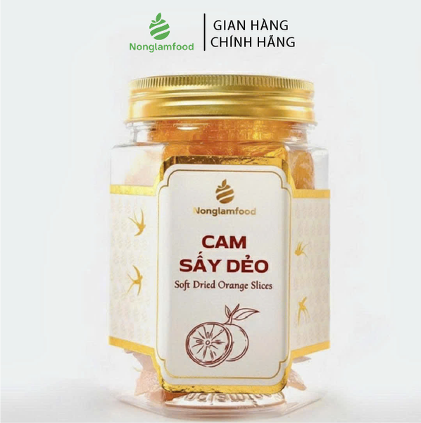 CAM VÀNG SÁT DẺO NONGLAMFOOD HŨ 150G  | HŨ LỤC GIÁC ĐẶC BIỆT