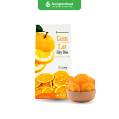 CAM LÁT SẤY DẺO | HỘP 100G | DRIED ORANGE | HEALTHY SNACK