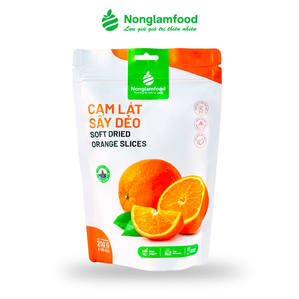 CAM LÁT SẤY DẺO 200G| ĂN VẶT TỐT CHO SỨC KHỎE| HEALTHY SNACK