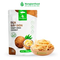DỪA SẤY GIÒN 45G| ĂN VẶT TỐT CHO SỨC KHỎE| HEALTHY SNACK