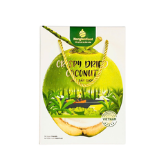 DỨA SẤY GIÒN | HỘP 150G | CRISPY COCONUT CHIPS | HEALTHY SNACK