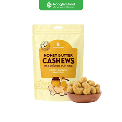 HẠT ĐIỀU BƠ MẬT ONG | TÚI 45G | HONEY BUTTER CASHEW | HEALTHY SNACK