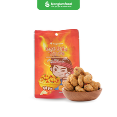 HẠT ĐIỀU TỎI ỚT NONGLAMFOOD TÚI 45G | PREMIUM CHILI-GARLIC CASHEWS