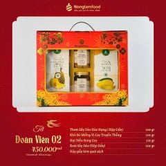 Bộ quà tết 2026 - ĐOÀN VIÊN 02 | Set Quà Tết Nonglamfood | Vẹn Nguyên Hương Tết – Gắn Kết Yêu Thương