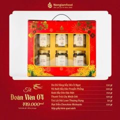 Bộ quà tết 2026 - ĐOÀN VIÊN 04 | Set Quà Tết Nonglamfood | Vẹn Nguyên Hương Tết – Gắn Kết Yêu Thương