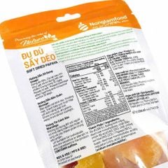 COMBO 8 TÚI ĐU ĐỦ SẤY DẺO 100G NONGLAMFOOD | NONGLAMFOOD SOFT DRIED PAPAYA COMBO – 8 BAGS × 100G